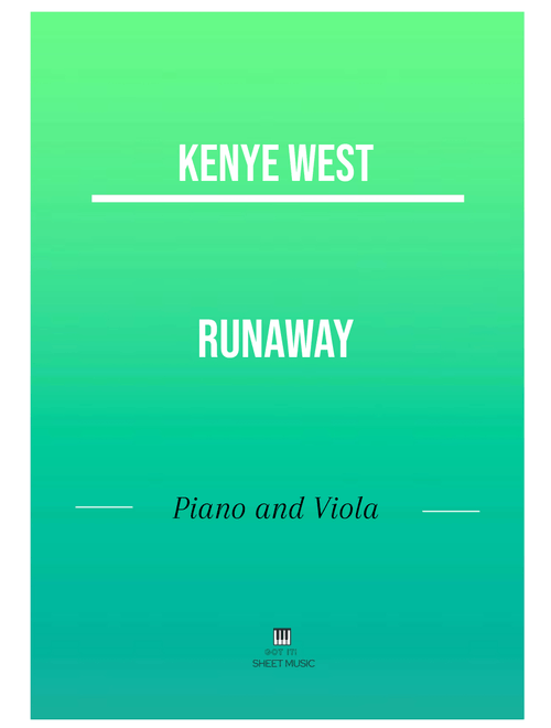 Runaway (Arr. ANDRE LAITANO) - Kanye West (Small Ensemble)