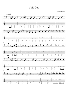 Free Sold Out by Minako Honda sheet music | Download PDF or print