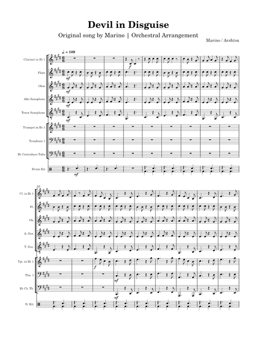 Devil in Disguise – Marino | Orchestral Arrangement