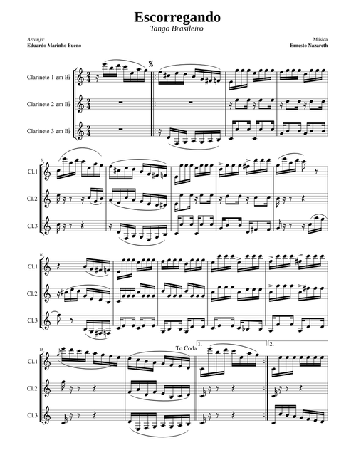 Escorregando - Tango Brasileiro