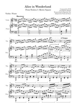 東方怪綺談 ~ Mystic Square Extra Stage Theme: Alice in 東方怪綺談 ~ Mystic Square Extra Stage Theme: Alice in