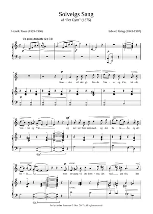 Peer Gynt, Op.23 - Edvard Grieg Sheet Music for Piano, Flute Peer Gynt, Op.23 - Edvard Grieg Sheet Music for Piano, Flute