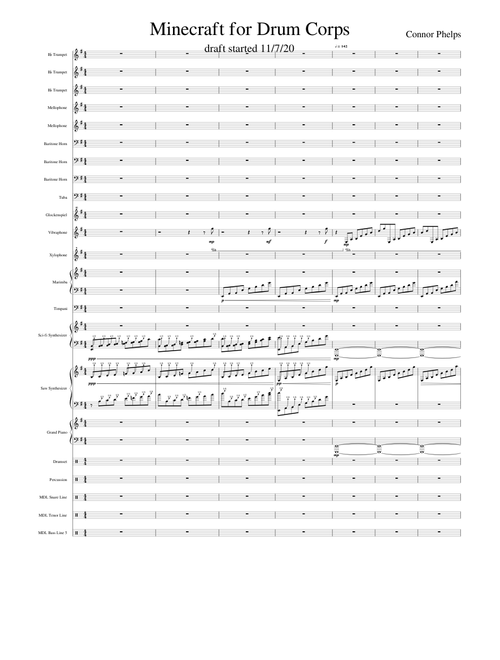 Minecraft for Drum Corps [WIP]