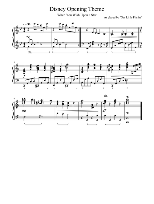 Disney Opening Theme