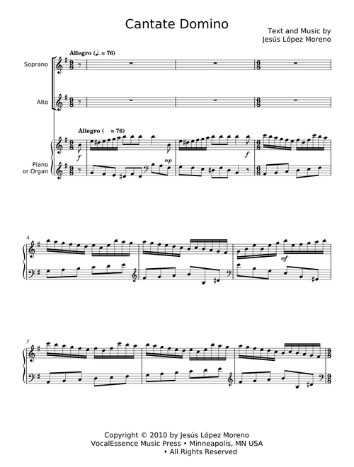 Cantate Domino - Claudio Monteverdi