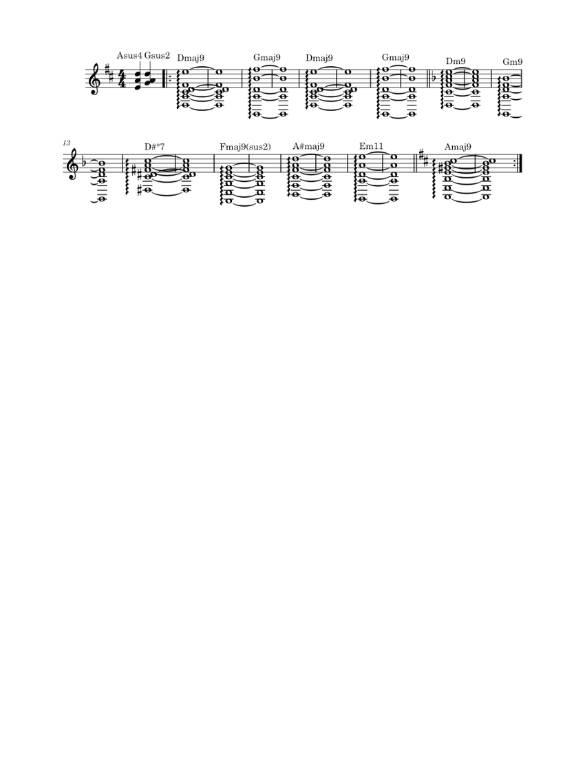 Ambient Chord Progression Sheet Music for Piano (Solo) easy | MuseScore.com