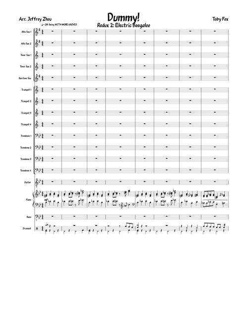 Dummy! for Big Band (Redux 2: Electric Boogaloo)