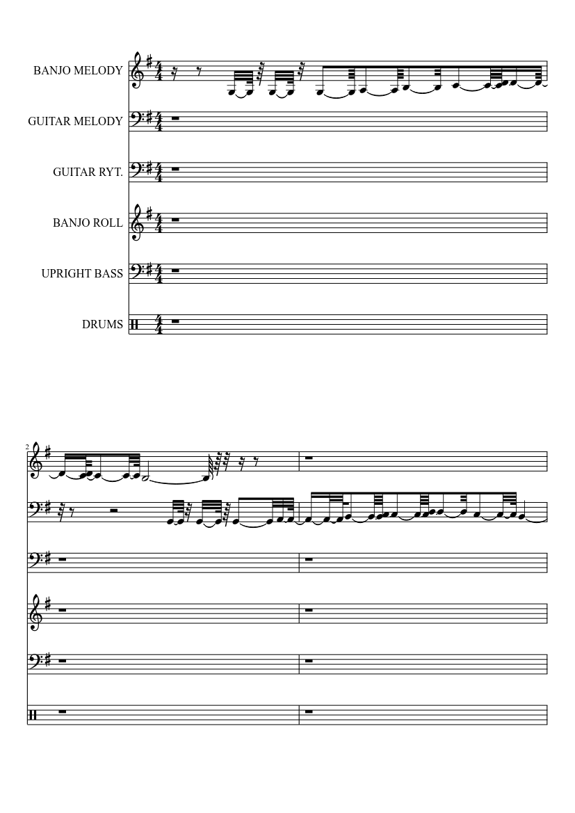 Eric Weissberg - Dueling Banjos Sheet for Piano, guitar, Bouzouki, (Piano | Musescore.com