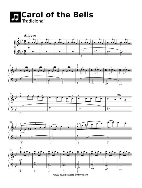 Carol of the Bells – Misc Traditional