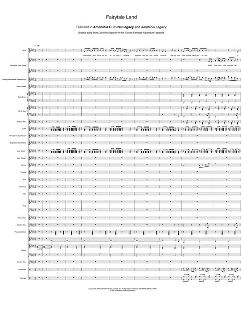 Fairytale Land (Arr. Amphibia Cultural Legacy) - Dora the Explorer (Large Ensemble)