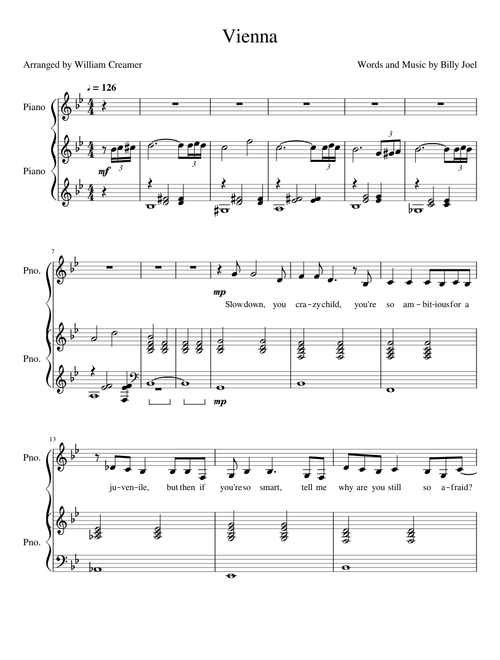 Vienna - Billy Joel