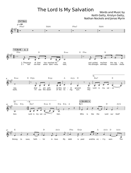 The lord is my salvation - Keith and Kristyn Getty