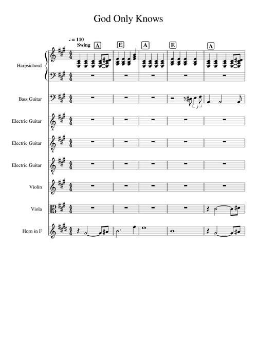 The Beach Boys - God Only Knows (WIP)