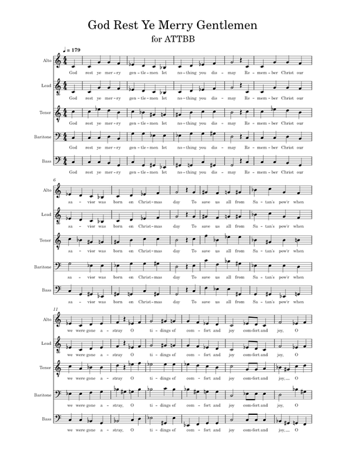 God Rest Ye Merry, Gentlemen – Pentatonix bass predominant