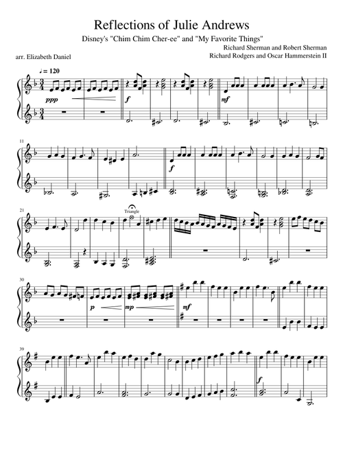 Chim Chim Cher-ee Arrangement