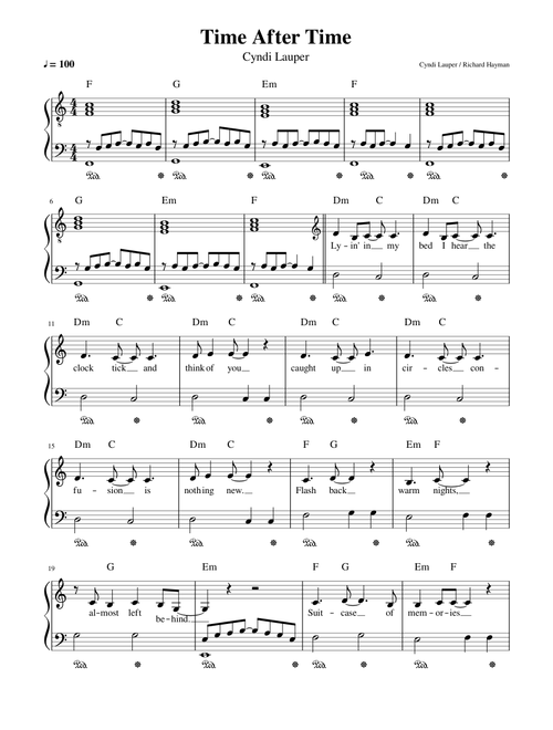 Time after Time - Cyndi Lauper