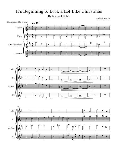 Its beginning to look a lot like christmas – Michael Bublé