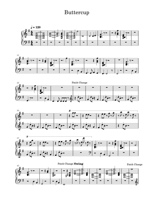 Buttercup – Jack Stauber (synth only)