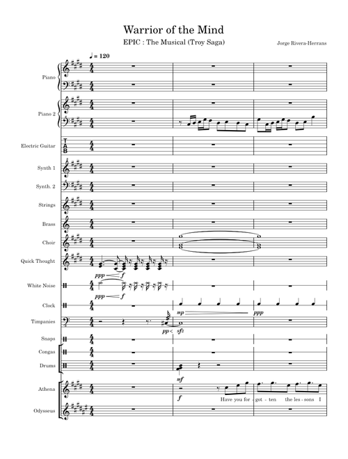 Warrior of the Mind – Jorge Rivera-Herrans (EPIC : The Musical)