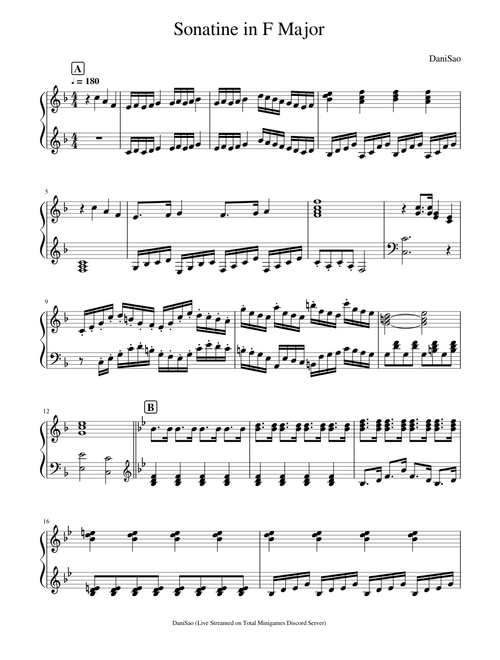 Sonatine in F Major