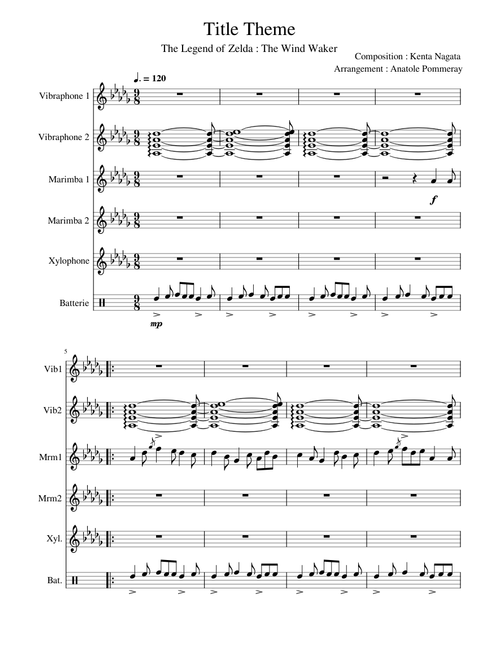 Wind Waker Title Theme - Kenta Nagata