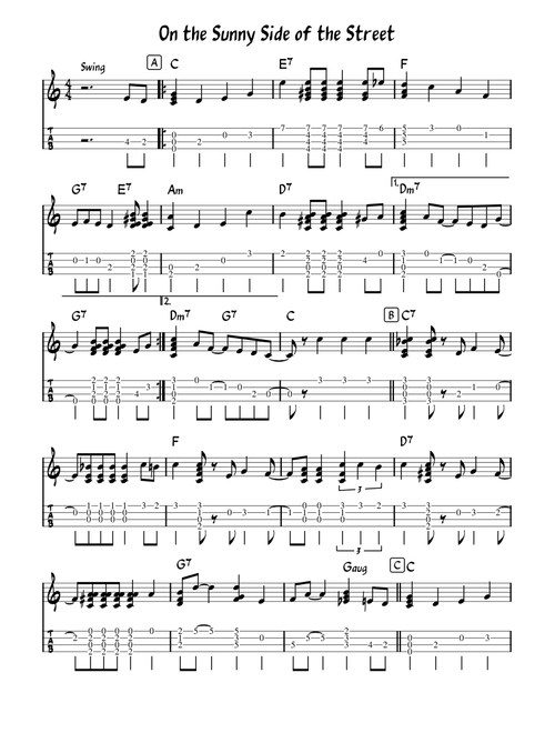 On the sunny side of the street – Louis Armstrong On the Sunny Side of the Street