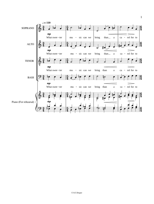 What Sweeter Music - Steve Draper