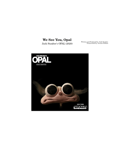 We See You, Opal - Jack Stauber