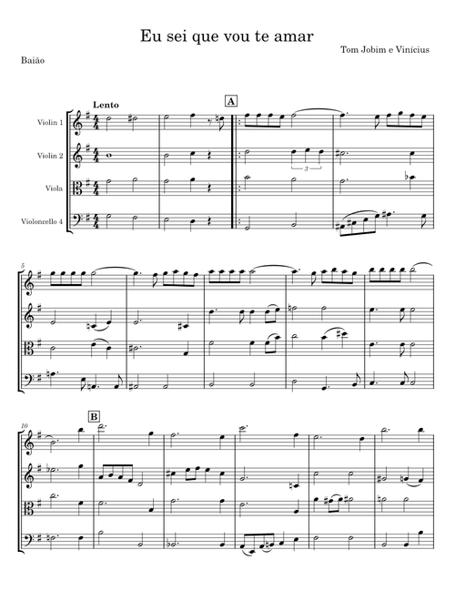 Eu sei que vou te amar - Tom Jobim e Vinicius de Moraes
