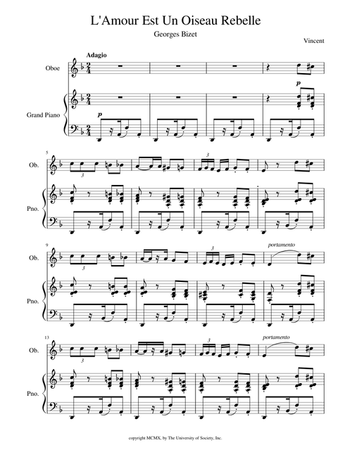 Bizet - L'Amour Est Un Oiseau Rebelle