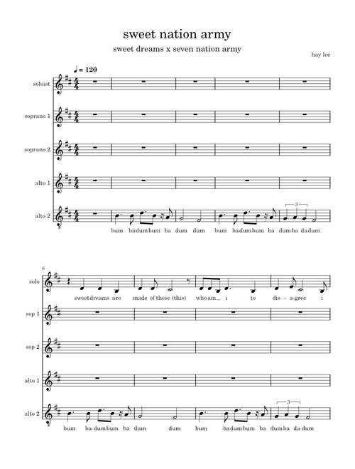 Sweet Dreams x Seven Nation Army Mashup (SSAA) - Pomplamoose