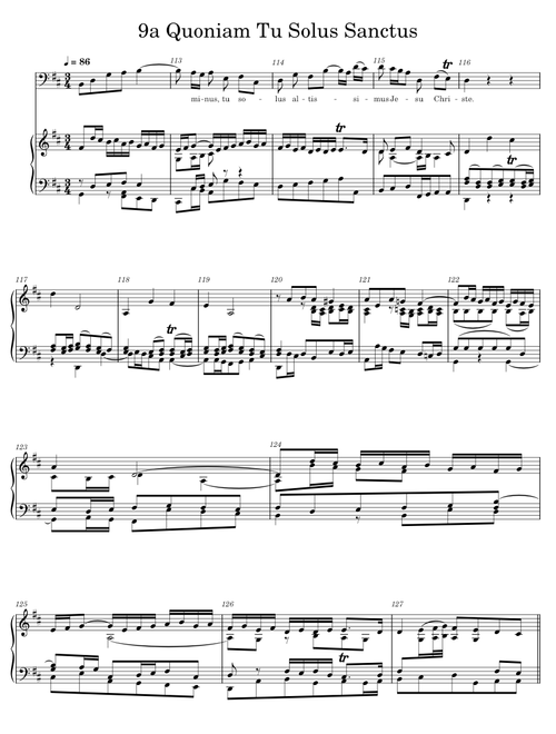 9 Cum Sancto – 415 - Soprano 2