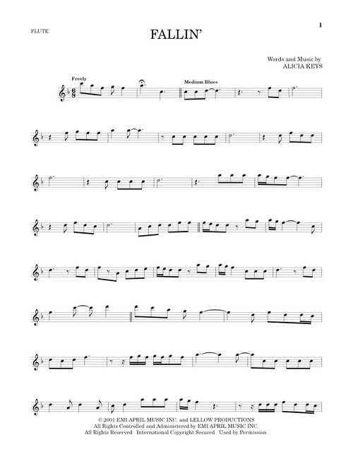Fallin' - Alicia Keys (Flute Solo)
