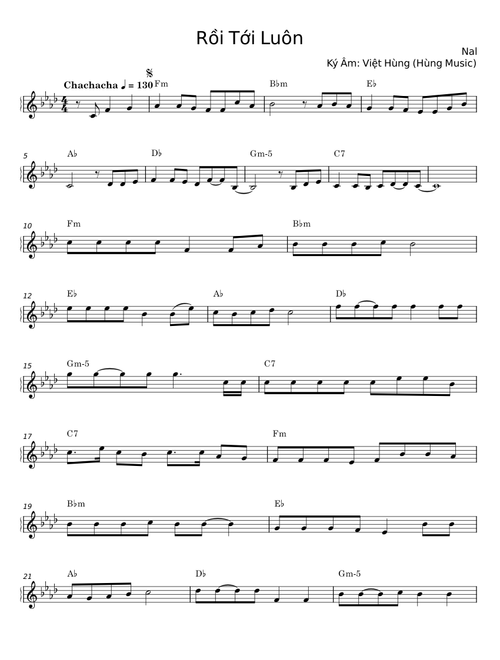 Rồi Tới Luôn - Đức Quỳnh;Việt Hùng;(Hùng Music)