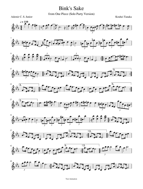 Bink's Sake (Violin - Party Version)