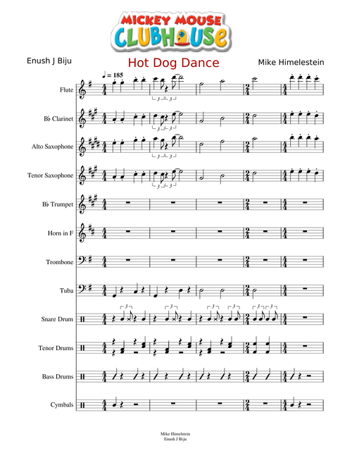 Hot Dog- Mickey Mouse Clubhouse Instrumental