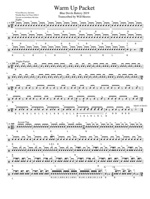 Blue Devils 2019 Lot Warmups