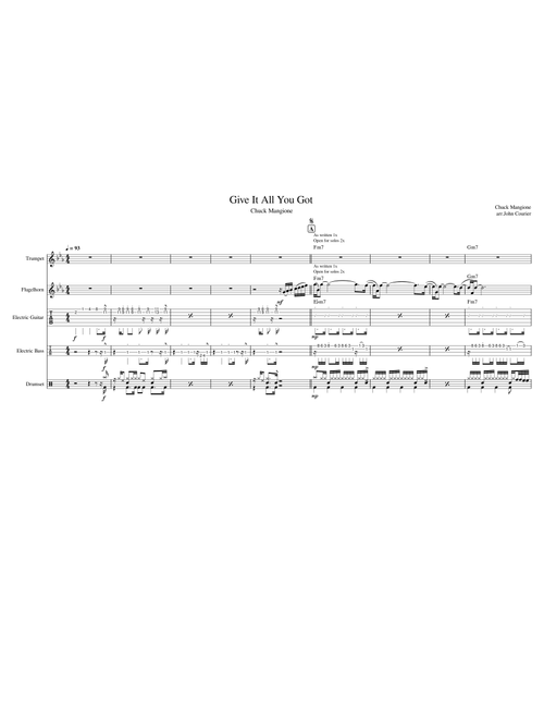 Give It All You Got – Chuck Mangione