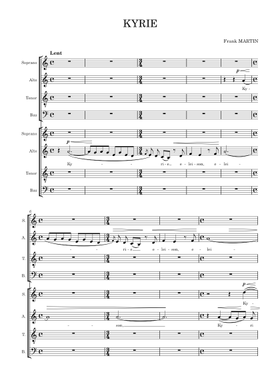 スタディスコア　フランク・マルタン　Golgotha 　楽譜　棚Nab1 Free Frank Martin sheet music | Download PDF or print on