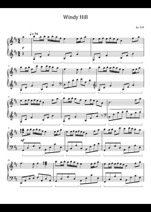 Windy Hill Sheet Music for Piano (Solo) | MuseScore.com