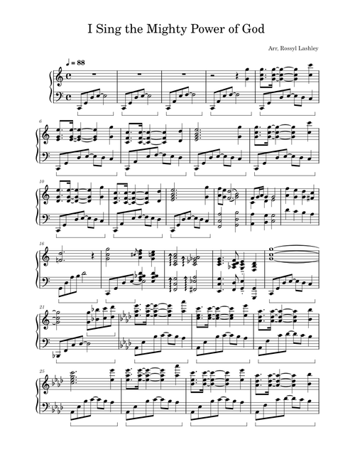 I Sing the Mighty Power of God – Isaac Watts I Sing the Mighty Power of God