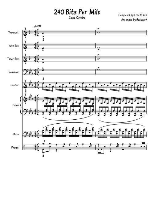240 Bits Per Mile - Jazz Combo