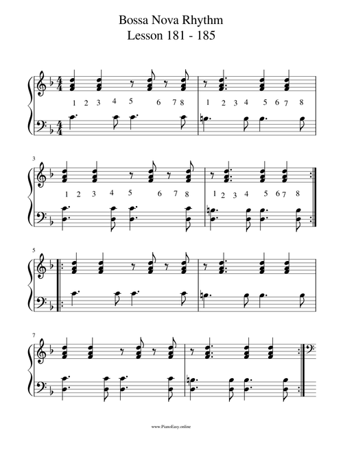 Bossa Nova Rhythm