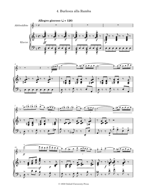 Gordon Jacob - Suite for Treble Recorder and Piano sheet music by