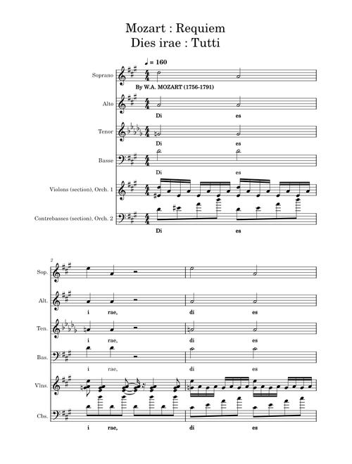 Dies Irae (Requiem KV 626) – Wolfgang Amadeus Mozart