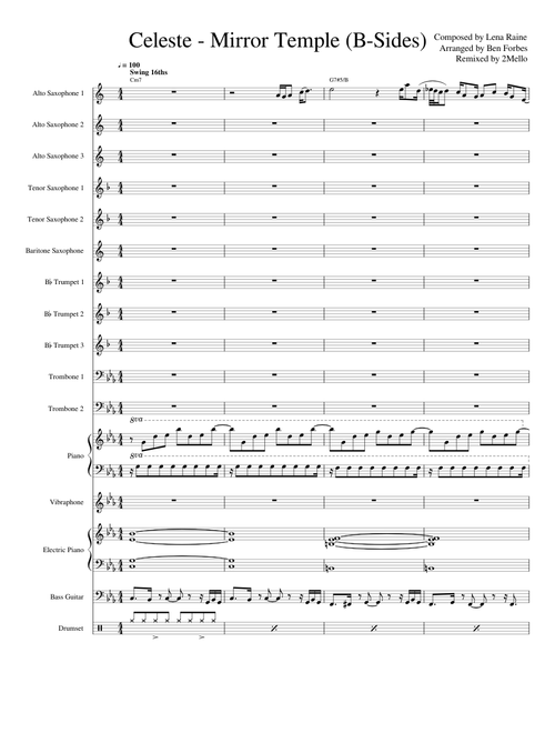 Celeste Mirror Temple Jazz Band Arrangement