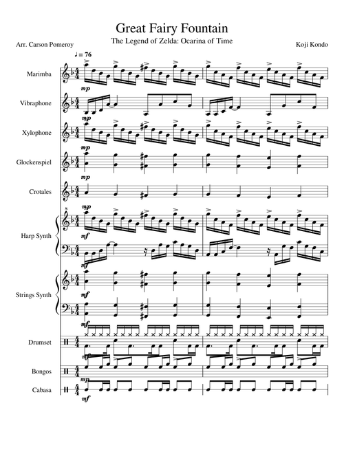 Great Fairy Fountain for Front Ensemble