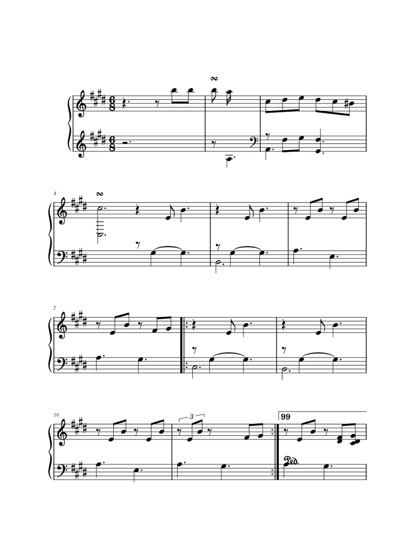Only Hope Mandy Moore/Walk to remember Sheet Music for Piano