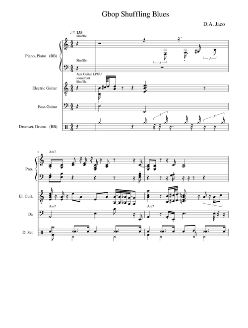 Gbop Shuffling Blues