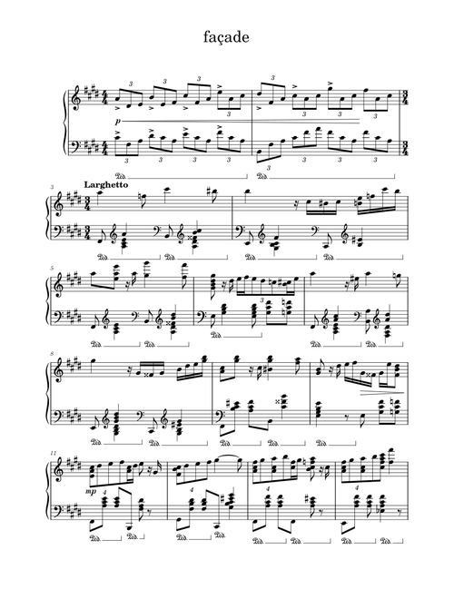 tkrpiano | Free sheet music | Download PDF or print on MuseScore.com